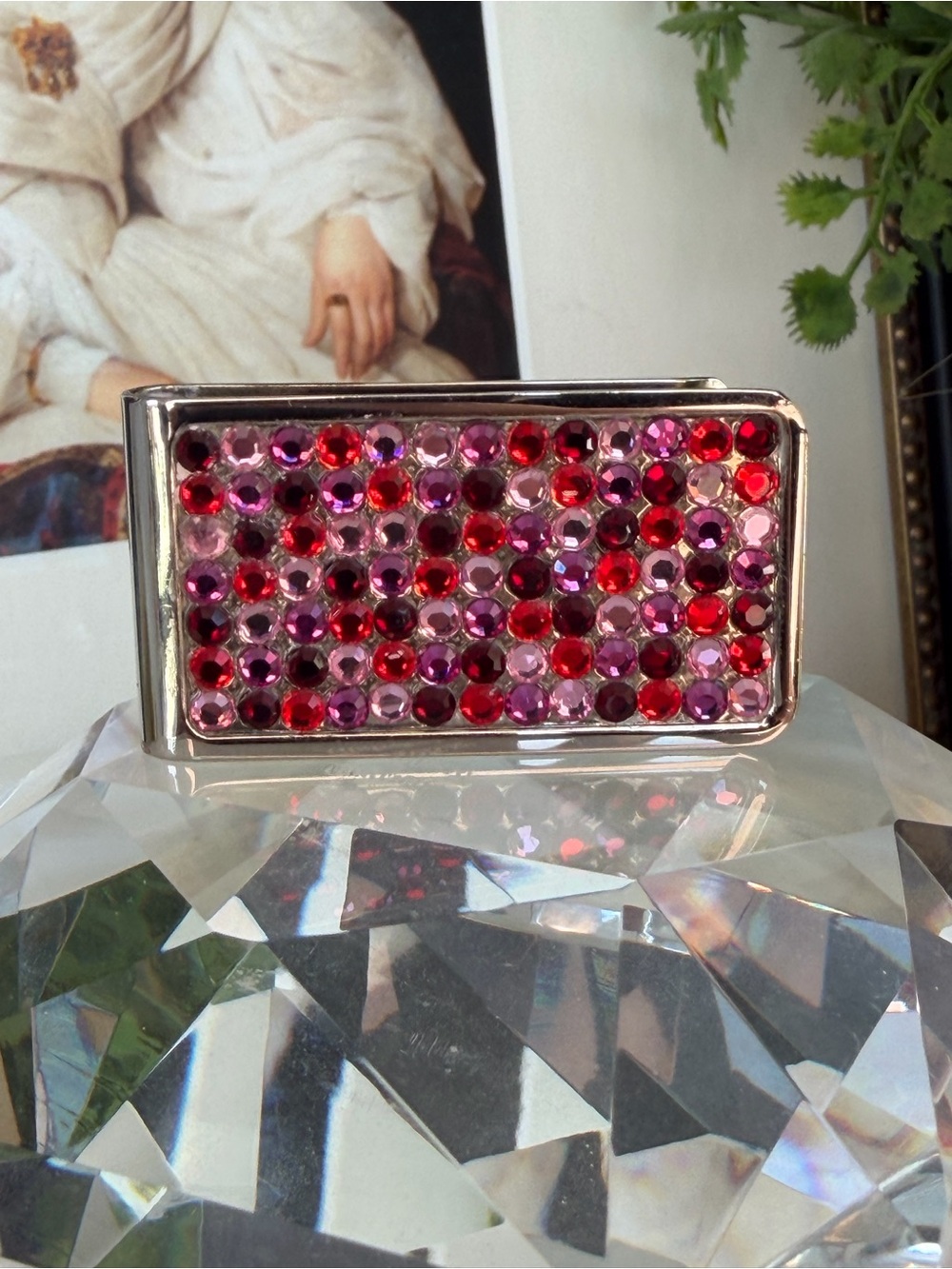 NEIMAN MARCUS Rhinestone Money Clip -